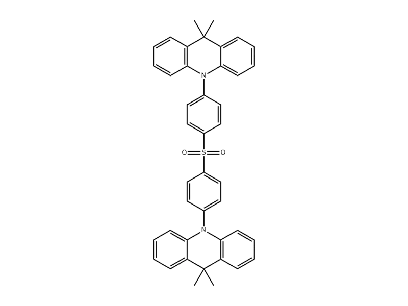 Bis[4-(9,9-diMethyl-9,10-dihydroacridine)phenyl]solfone 1477512-32-5 C42H36N2O2S