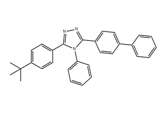 3-(Biphenyl-4-yl)-5-(4-tert-butylphenyl)-4-phenyl-4H-1,2,4-triazole 150405-69-9 C30H27N3