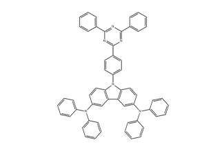 9-[4-(4,6-Diphenyl-1,3,5-triazin-2-yll)phenyl]-N3,N3,N3,N3-tetraphenyl-9H-carbazole-3,6-diamine 1613074-59-1 C57H40N6