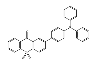2-[4-(Diphenylamino) phenyl]-10, 10-dioxide-9H-thioxanthen-9-one 1623010-63-8 C31H21NO3S
