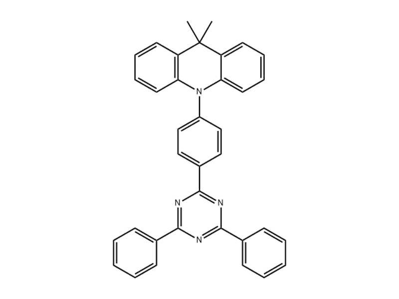 10-(4-(4,6-diphenyl-1,3,5-triazin-2-yl)phenyl)-9,9-dimethyl-9,10-dihydroacridine 1628752-98-6 C36H28N4