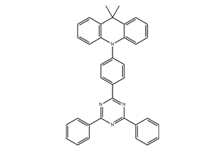 10-(4-(4,6-diphenyl-1,3,5-triazin-2-yl)phenyl)-9,9-dimethyl-9,10-dihydroacridine 1628752-98-6 C36H28N4