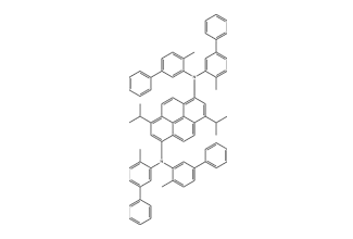 1,6-Pyrenediamine, N1,N1,N6,N6-tetrakis(4-methyl[1,1'-biphenyl]-3-yl)-3,8-bis(1-methylethyl)- 1890112-81-8 C74H64N2