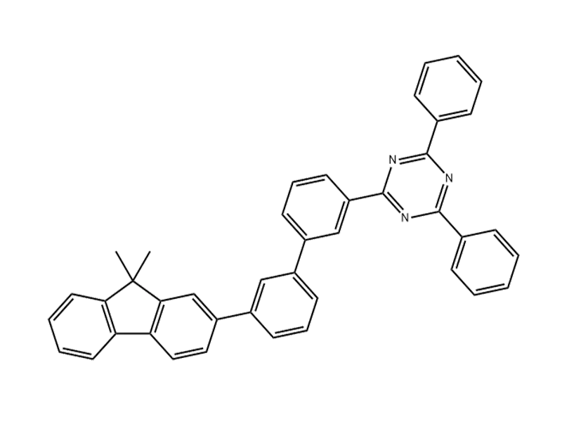 2-[3'-(9,9-Dimethyl-9H-fluoren-2-yl)[1,1'-biphenyl]-3-yl]-4,6-diphenyl-1,3,5-triazine 1955543-57-3 C42H31N3