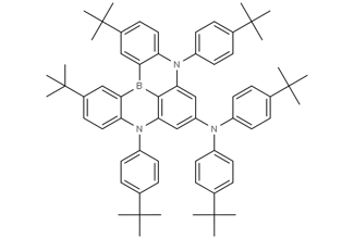 2,12-Di-tert-butyl-N,N,5,9-tetrakis(4-(tert-butyl)phenyl)-5,9-dihydro-5,9-diaza-13b-boranaphtho[3,2,1-de]anthracen-7-amine 2056877-25-7 C66H78BN3