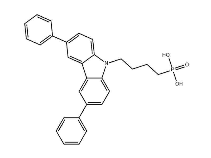 (4-(3,6-Diphenyl-9H-carbazol-9-yl)butyl)phosphonic 2814500-04-2 C28H26NO3P