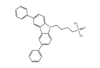 (4-(3,6-Diphenyl-9H-carbazol-9-yl)butyl)phosphonic 2814500-04-2 C28H26NO3P