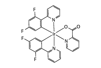 Bis[2-(4,6-difluorophenyl)pyridinato-C2,N](picolinato)iridium(III) 376367-93-0 C28H16F4IrN3O2