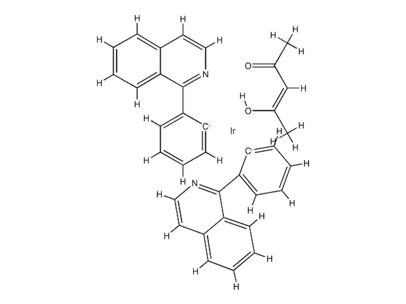 Bis(1-phenyl-isoquinoline)(Acetylacetonato)iridium(III) 435294-03-4 C35H28IrN2O2-2