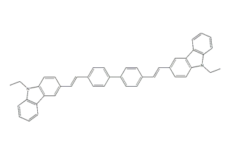 4,4'-Bis(9-ethyl-3-carbazovinylene)-1,1'-biphenyl 475480-90-1 C44H36N2