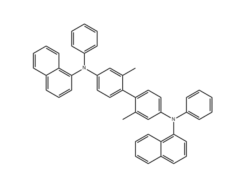 N,N′-Bis(naphthalen-1-yl)-N,N′-bis(phenyl)-2,2′-dimethylbenzidine 495416-60-9 C46H36N2