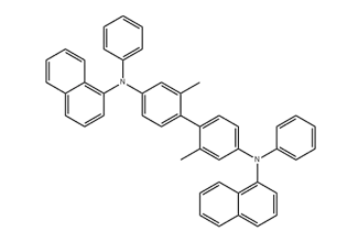 N,N′-Bis(naphthalen-1-yl)-N,N′-bis(phenyl)-2,2′-dimethylbenzidine 495416-60-9 C46H36N2