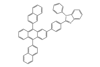 2-[4-(9,10-Di-2-naphthalenyl-2-anthracenyl)phenyl]-1-phenyl- 561064-11-7 C53H34N2