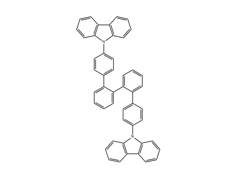 2,2'-bis(4-(carbazol-9-yl)phenyl)-biphenyl 858131-70-1 C48H32N2