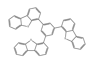 Dibenzothiophene, 4,4',4''-(1,3,5-benzenetriyl)tris- 892552-49-7 C42H24S3