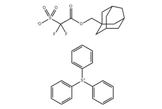 Triphenylsulfonium salt with 1-(tricyclo[3.3.1.13,7]dec-1-ylmethyl) 2,2-difluoro-2-sulfoacetate (1:1) 1022939-88-3
