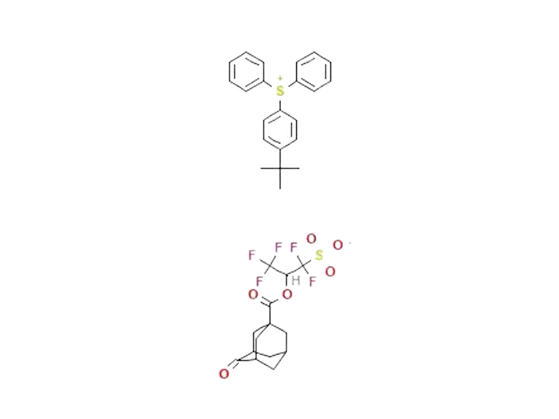 Sulfonium, [4-(1,1-dimethylethyl)phenyl]diphenyl-, salt with 2,2-difluoro-2-sulfo-1-(trifluoromethyl)ethyl 4-oxotricyclo[3.3.1.13,7]decane-1-carboxylate (1:1) 1162727-11-8 C22H23S.C14H14F5O6S