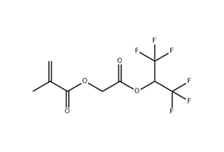 2-((1,1,1,3,3,3-Hexafluoropropan-2-yl)oxy)-2-oxoethyl methacrylate 1176273-30-5 C9H8F6O4