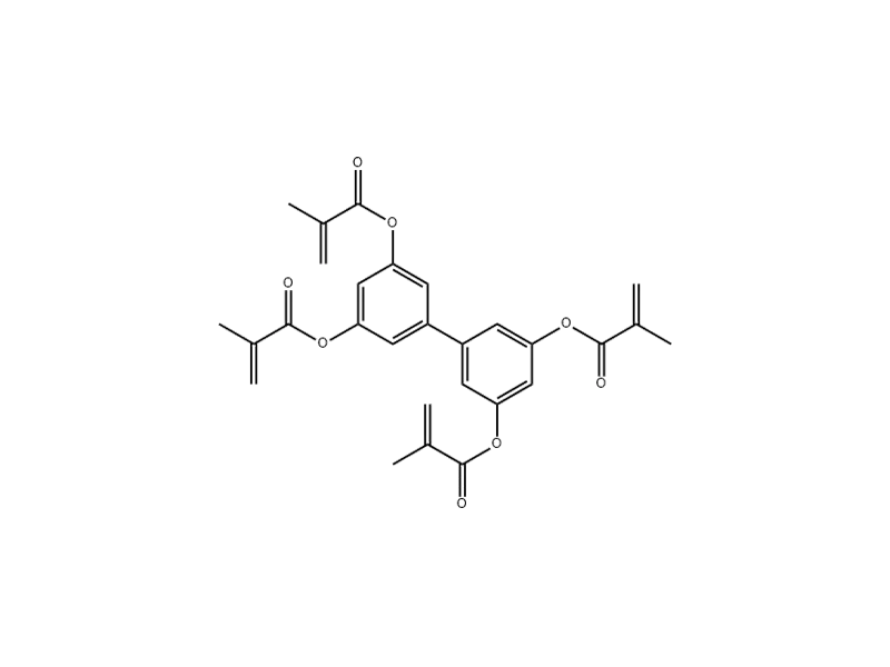 2-Propenoic acid, 2-methyl-, 1,1',1'',1''-[1,1'-biphenyl]-3,3',5,5'-tetrayl ester 1399984-16-7 C28H26O8