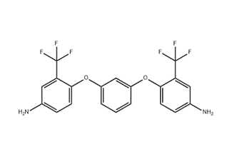 1,3-Bis(2-trifluoromethyl-4-aminophenoxy)phenyl 302325-34-4 C20H14F6N2O2