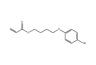 2-Propenoic acid, 4-(4-hydroxyphenoxy)butyl ester 596121-33-4 C13H16O4