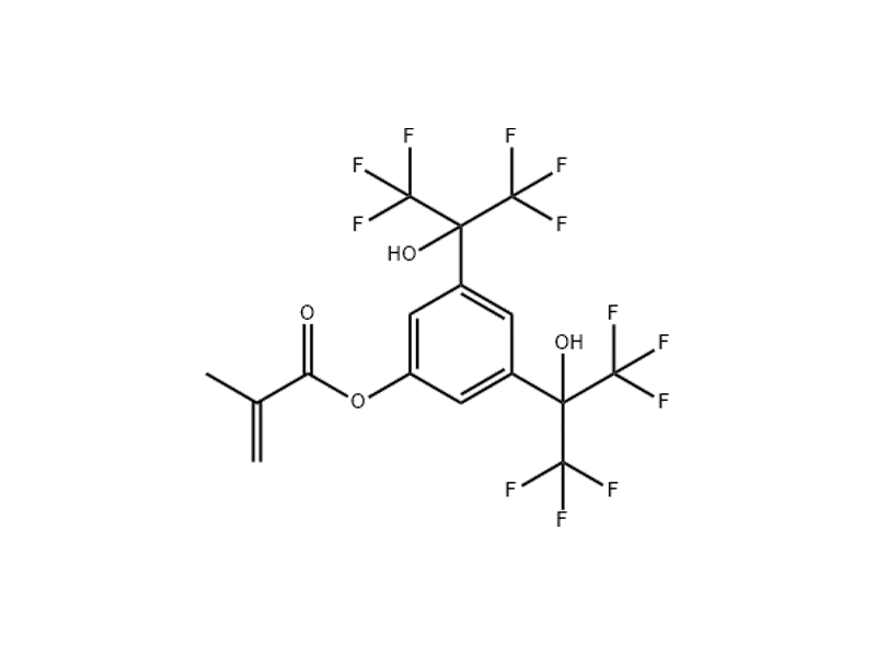 2-Propenoic acid, 2-methyl-, 3,5-bis[2,2,2-trifluoro-1-hydroxy-1-(trifluoromethyl)ethyl]phenyl ester 897388-28-2 C16H10F12O4