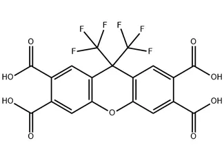 9,9-bis(trifluoromethyl)-9H-xanthene-2,3,6,7- tetracarboxylic acid C19H8F6O9